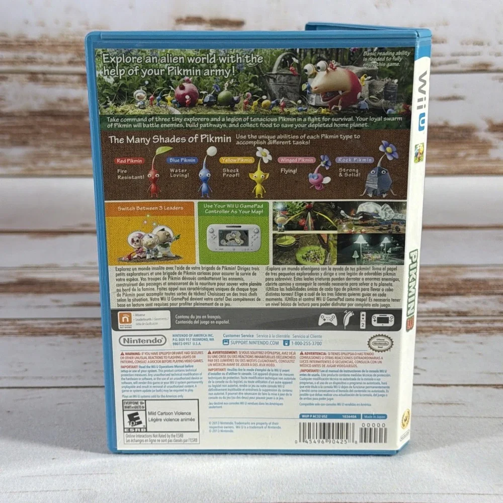 Pikmin 3 Nintendo Wii U 2013 CIB Complete With Manual Tested Working Video Game